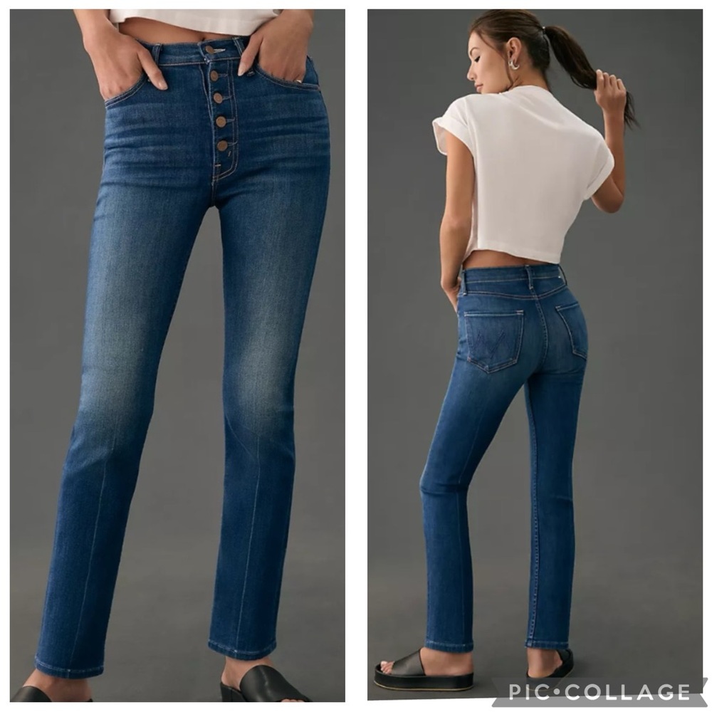 MOTHER The Pixie Rider Ankle Jean Taxi! High Waist Size 25